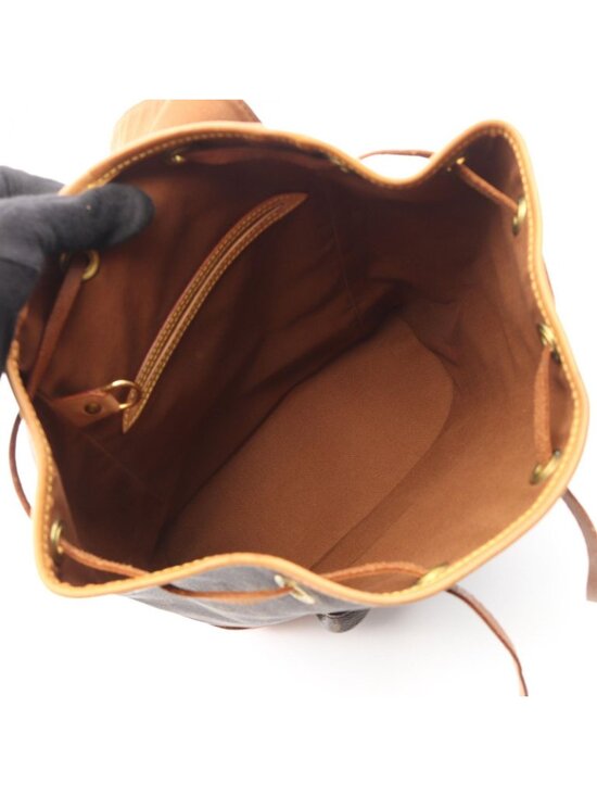 Louis Vuitton Backpack Montsouris MM Monogram Canvas Leather